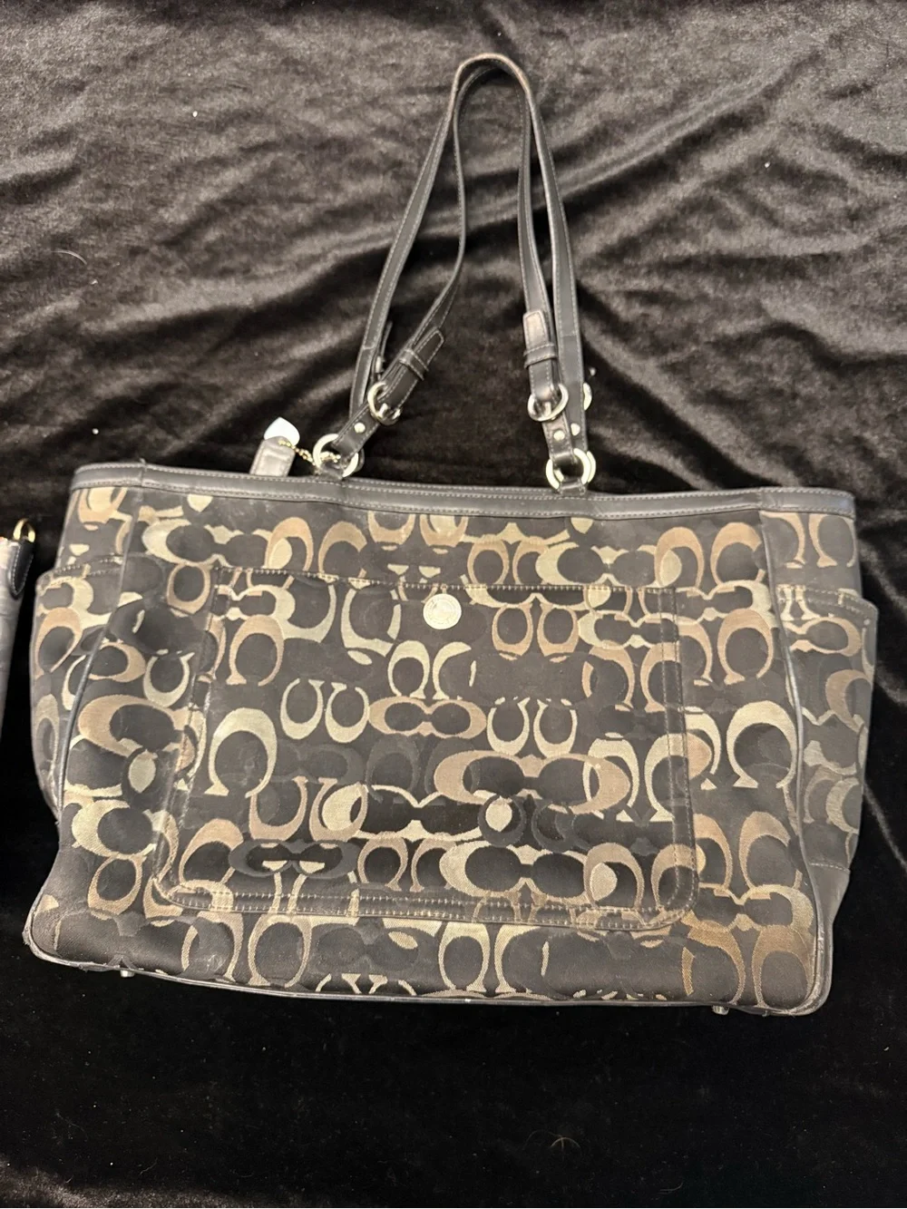 Coach totes featuring